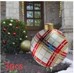 Beautiful Christmas ornaments inflatable