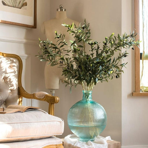 Artificial Fuax Large Olive Stem 41" Tall