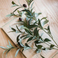 Artificial Fuax Large Olive Stem 41" Tall