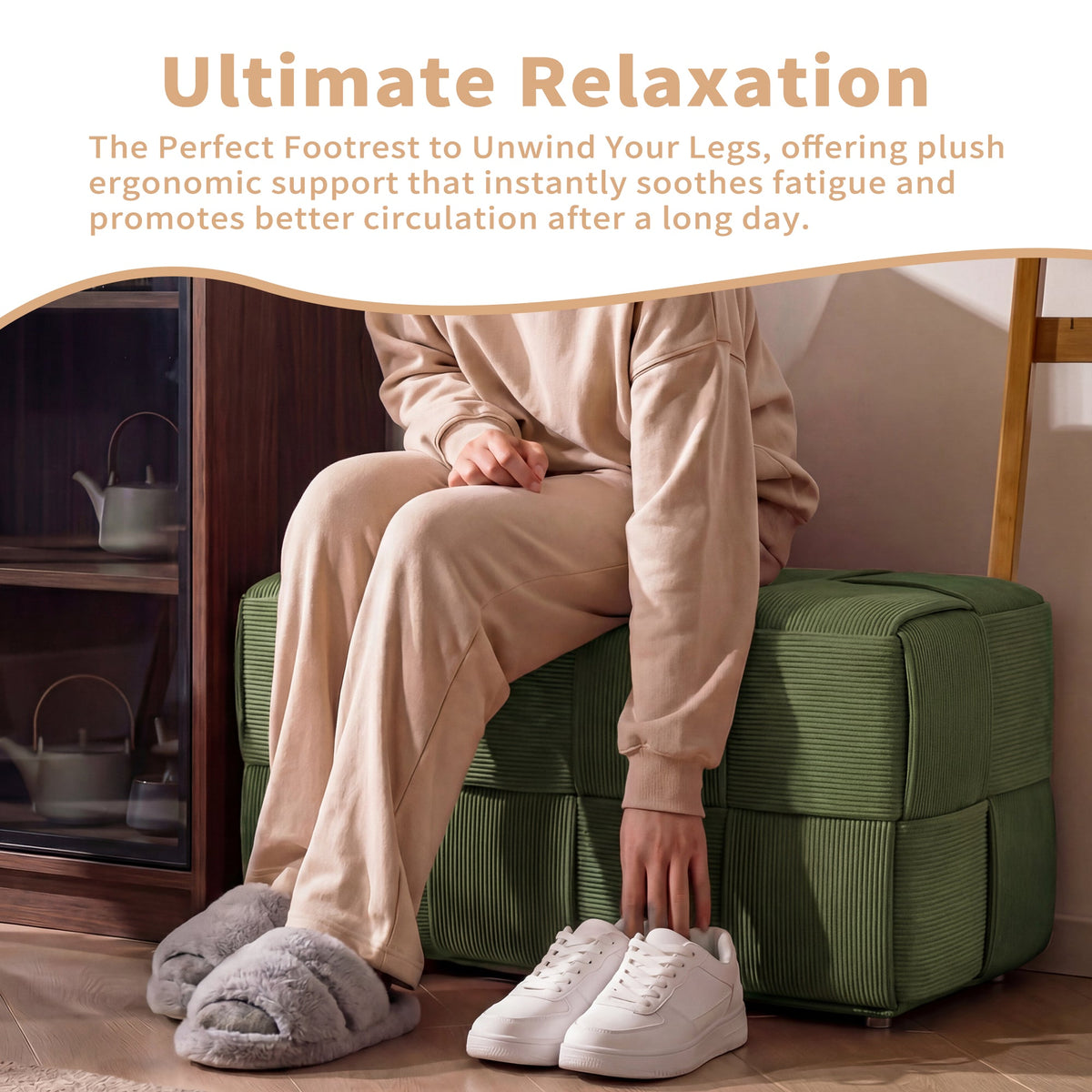 Ottoman Soft Corduroy