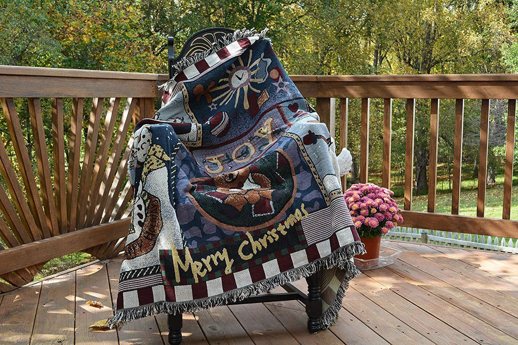 Soft Snowman Tapestry with adorable fringe