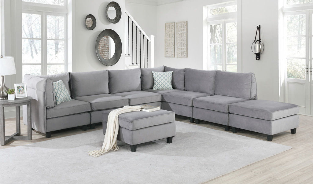 Haven and Hope Trendy Sectional Sofa