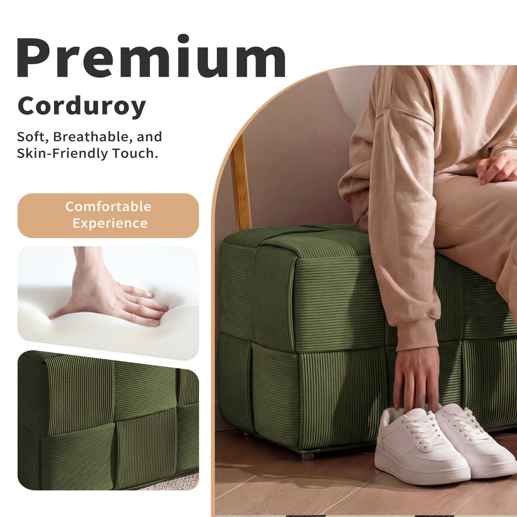 Ottoman Soft Corduroy