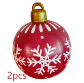 Beautiful Christmas ornaments inflatable