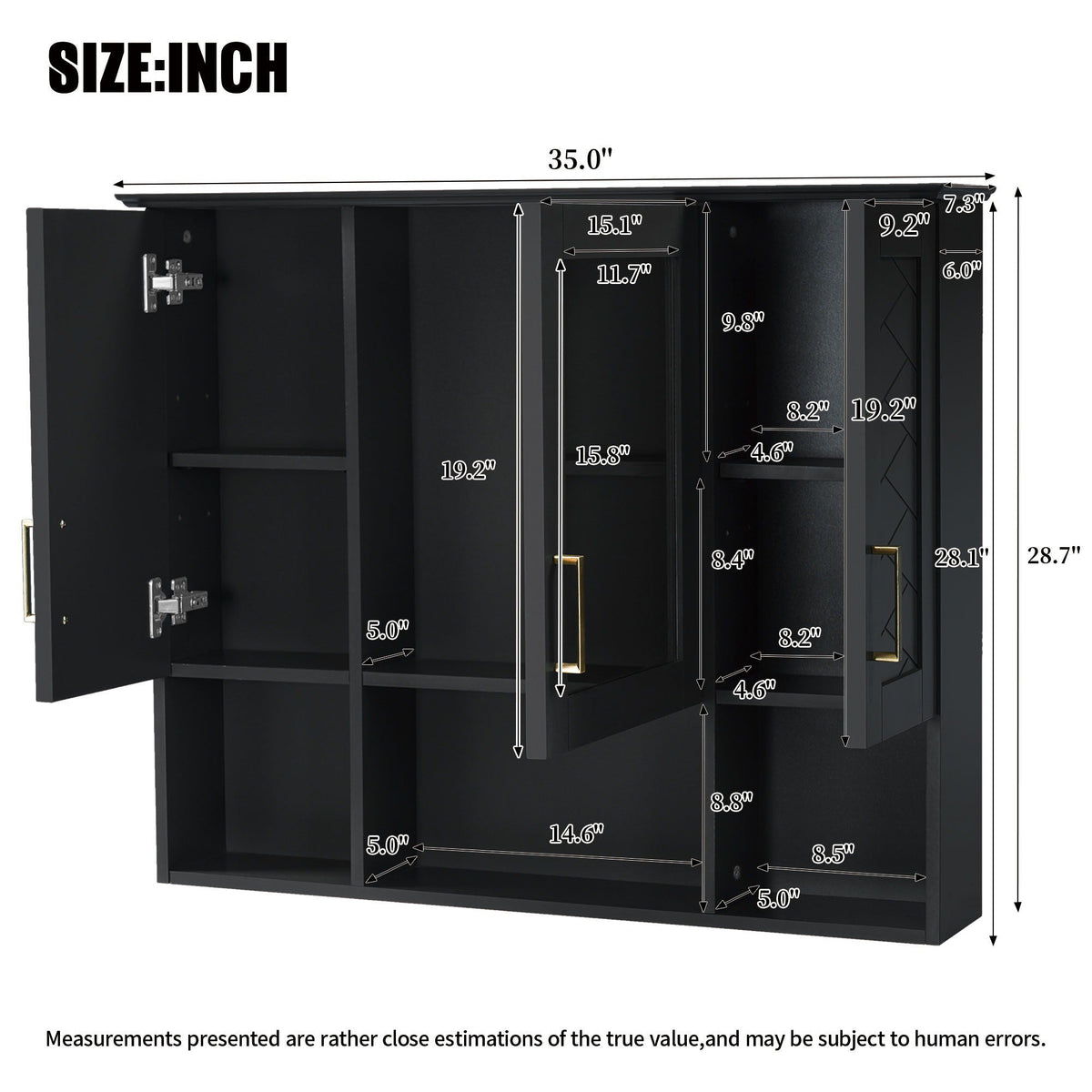 Modern Wall Mounted Medicine Cabinet