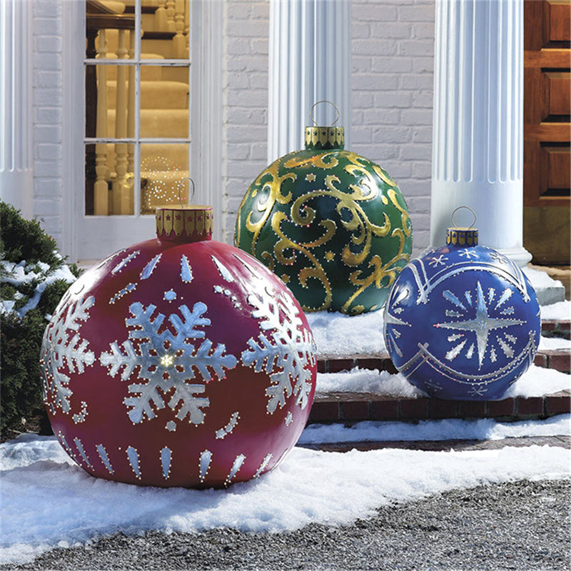 Beautiful Christmas ornaments inflatable