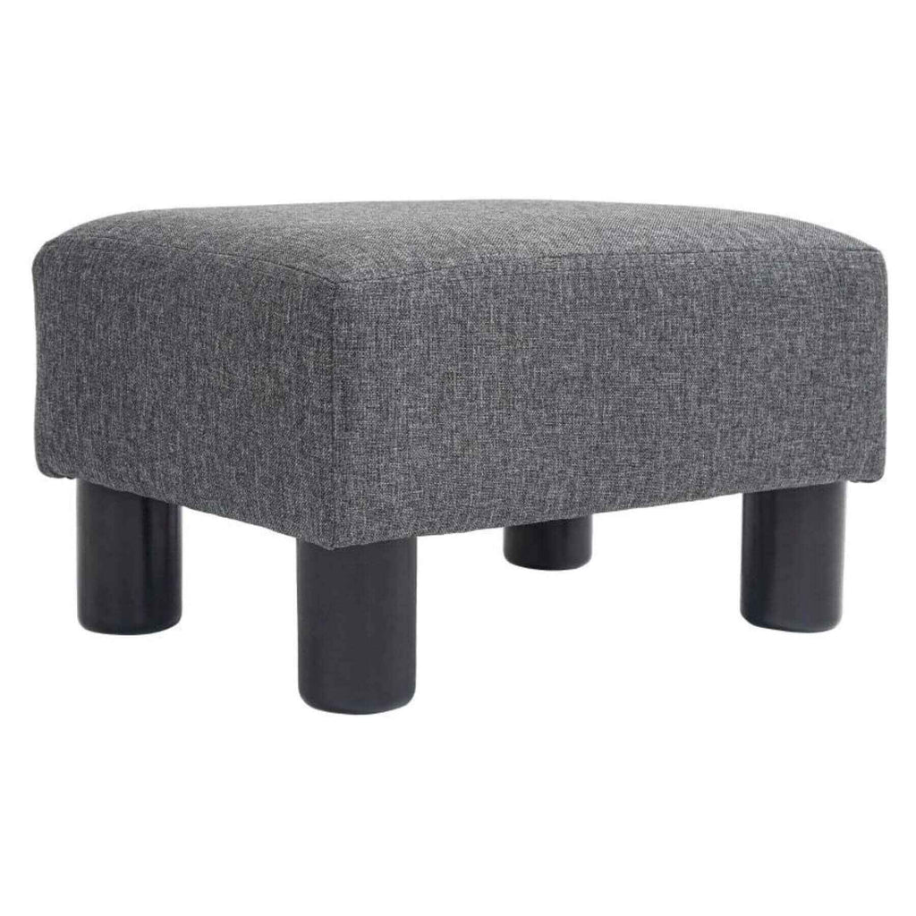Modern Linen Fabric Ottoman