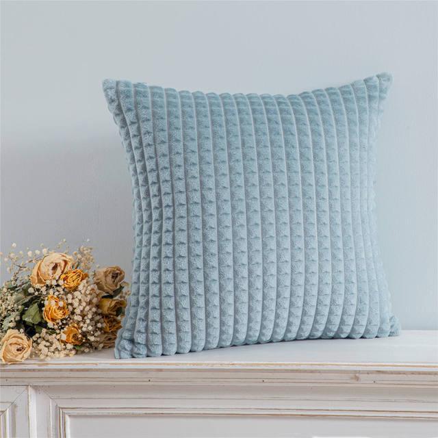Solid Velvet Throw Pillow Cover