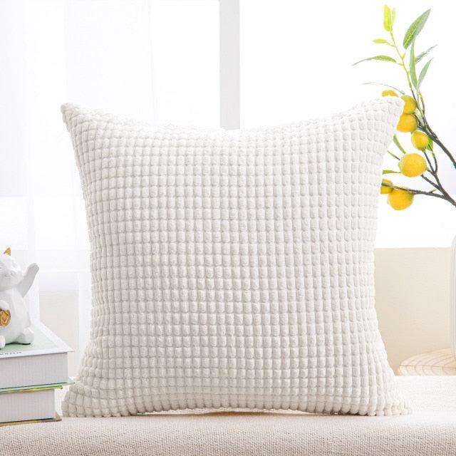 Solid Velvet Throw Pillow Cover