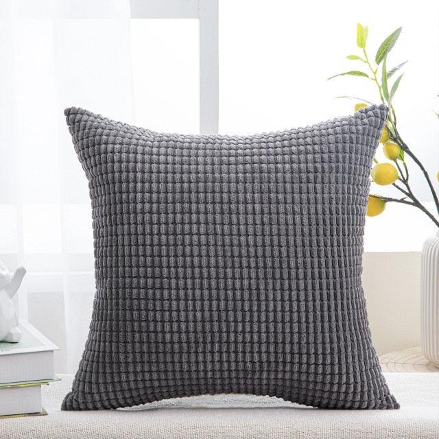 Solid Velvet Throw Pillow Cover