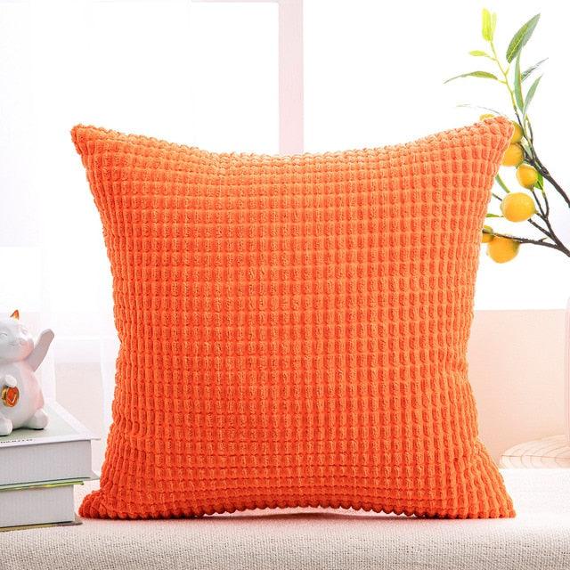 Solid Velvet Throw Pillow Cover