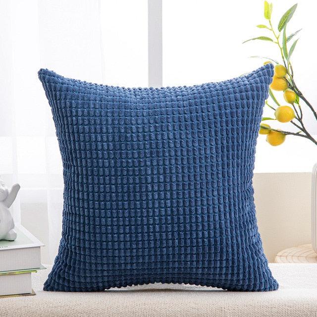 Solid Velvet Throw Pillow Cover