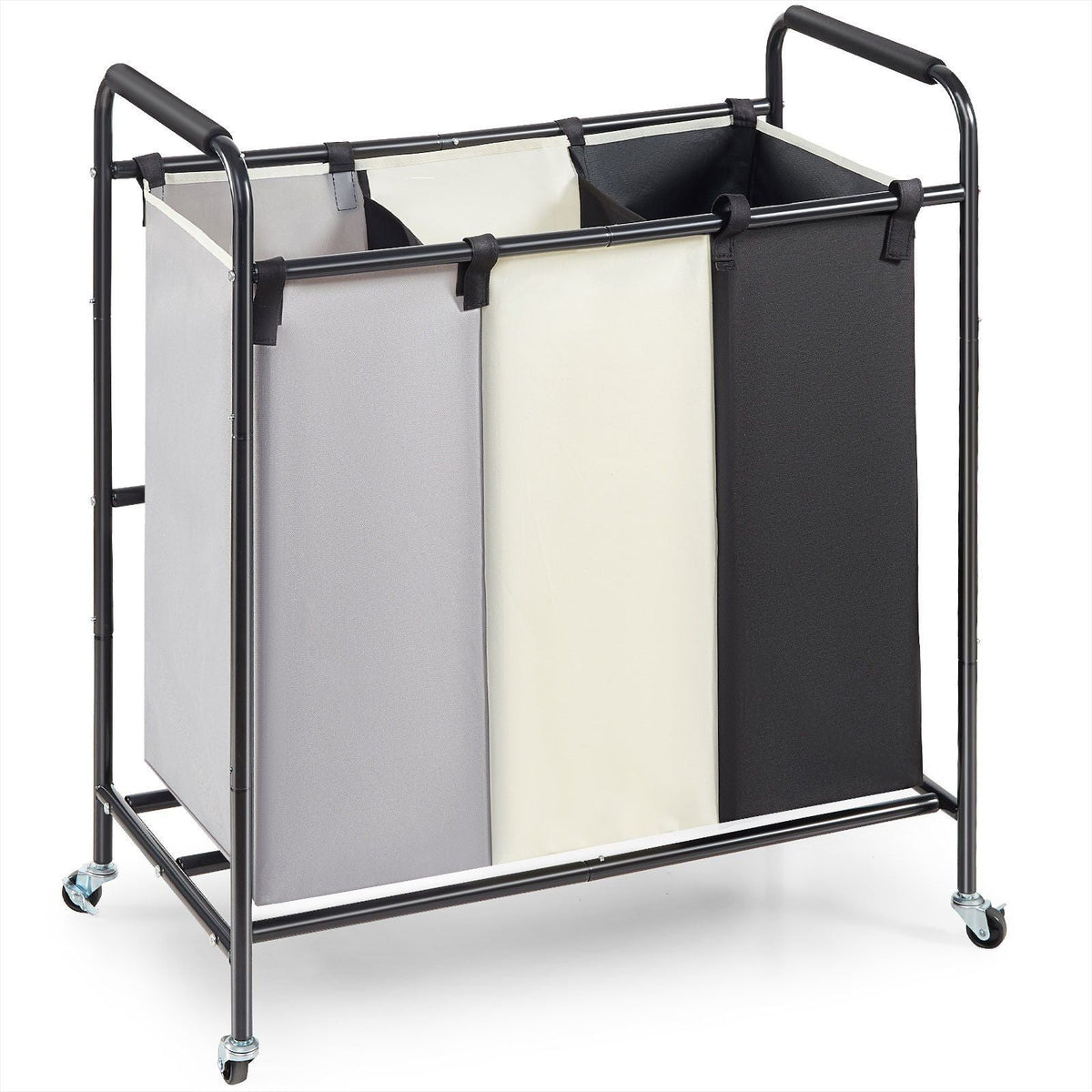 3-Section Laundry Basket