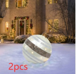 Beautiful Christmas ornaments inflatable