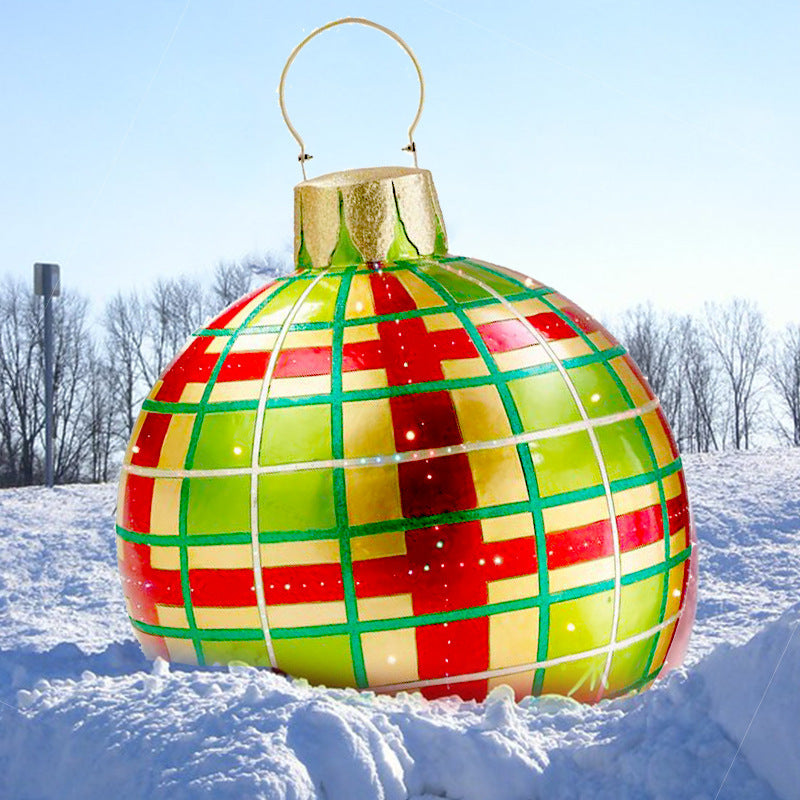 Beautiful Christmas ornaments inflatable