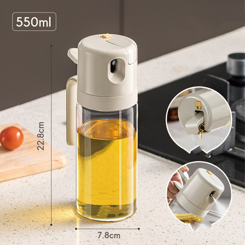 2-in-1 Glass Oil Sprayer & Pourer
