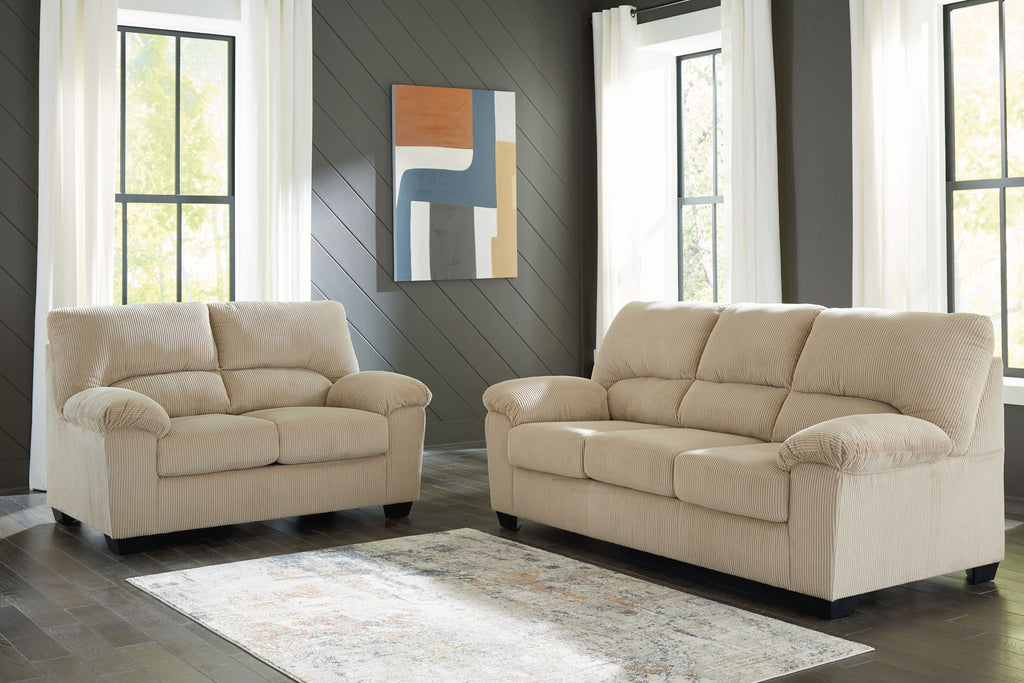SimpleJoy - Soft Corduroy Living Room Set