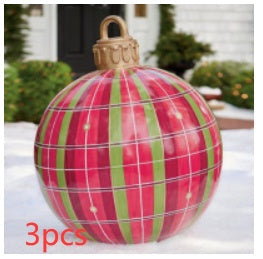 Beautiful Christmas ornaments inflatable