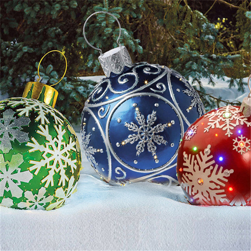 Beautiful Christmas ornaments inflatable