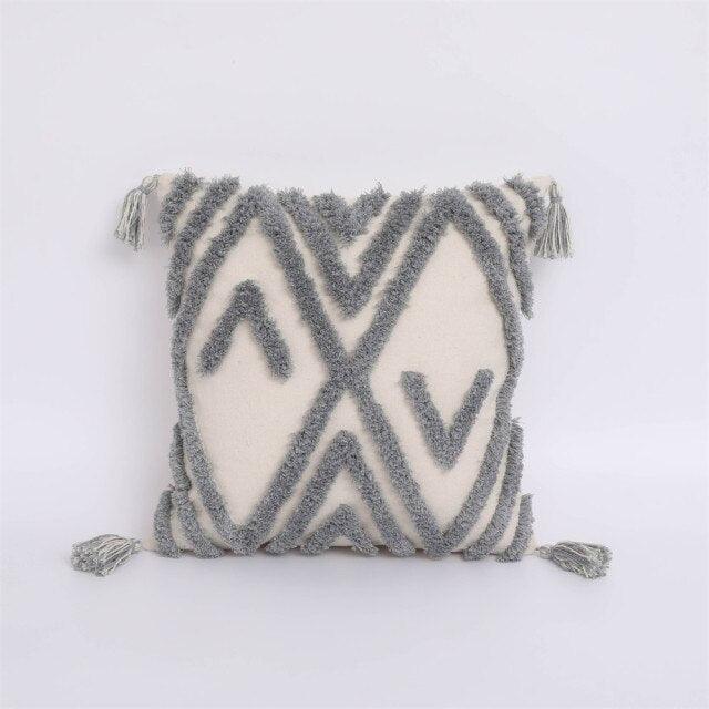 Boho Cotton Woven Pillow Cover