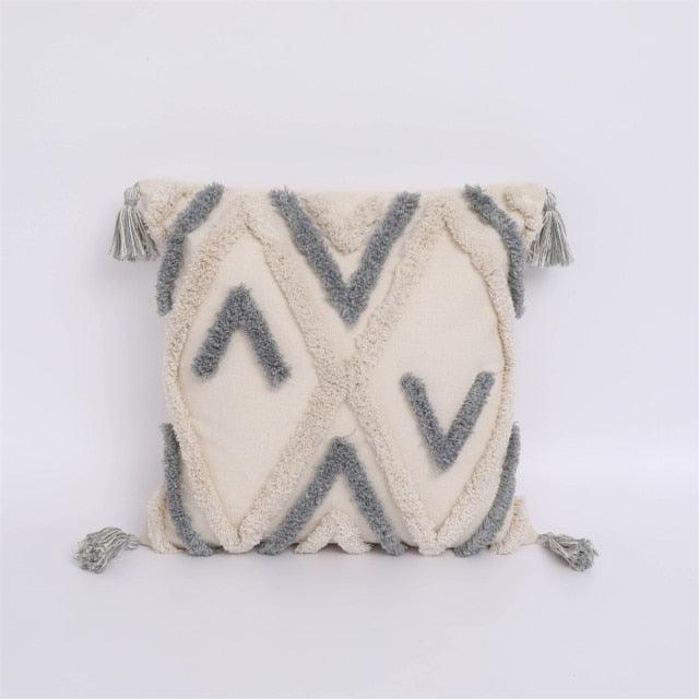 Boho Cotton Woven Pillow Cover