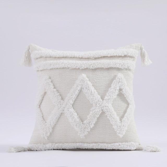Boho Cotton Woven Pillow Cover
