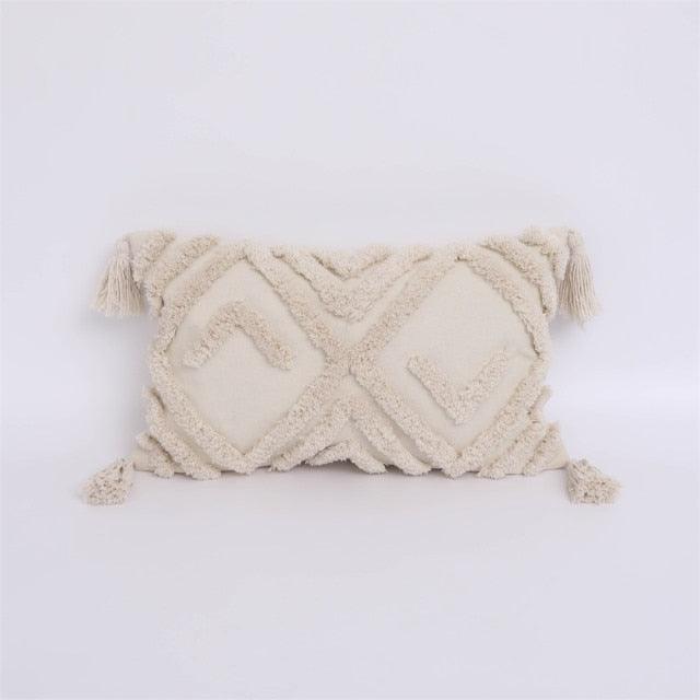 Boho Cotton Woven Pillow Cover