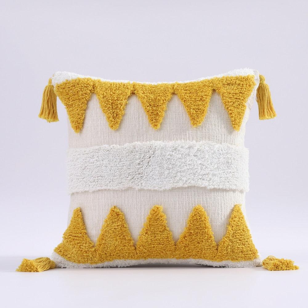 Boho Cotton Woven Pillow Cover