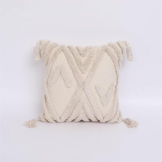 Boho Cotton Woven Pillow Cover