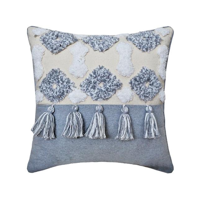 Boho Cotton Woven Pillow Cover
