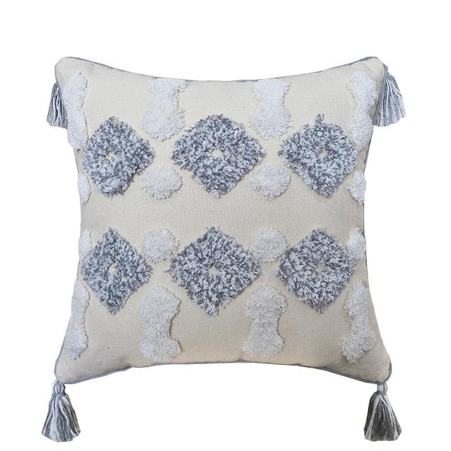 Boho Cotton Woven Pillow Cover