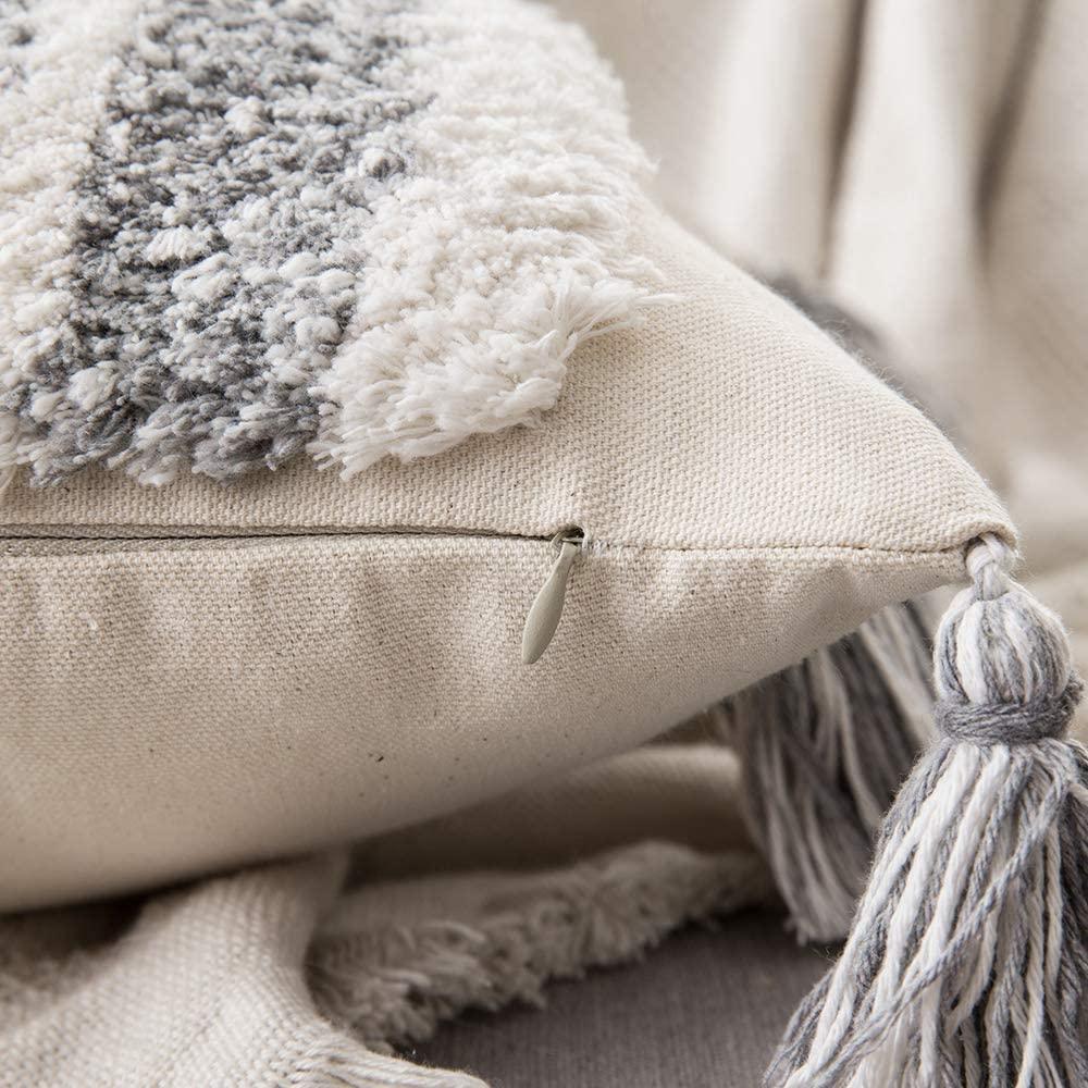 Boho Cotton Woven Pillow Cover