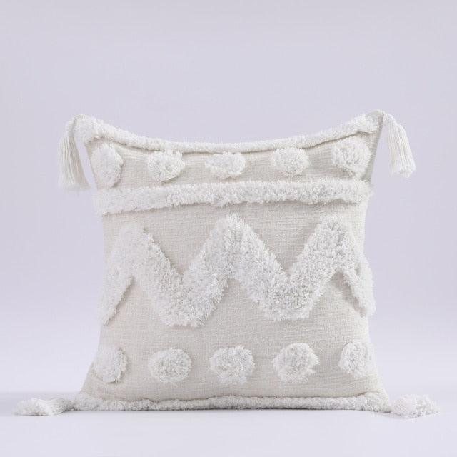 Boho Cotton Woven Pillow Cover
