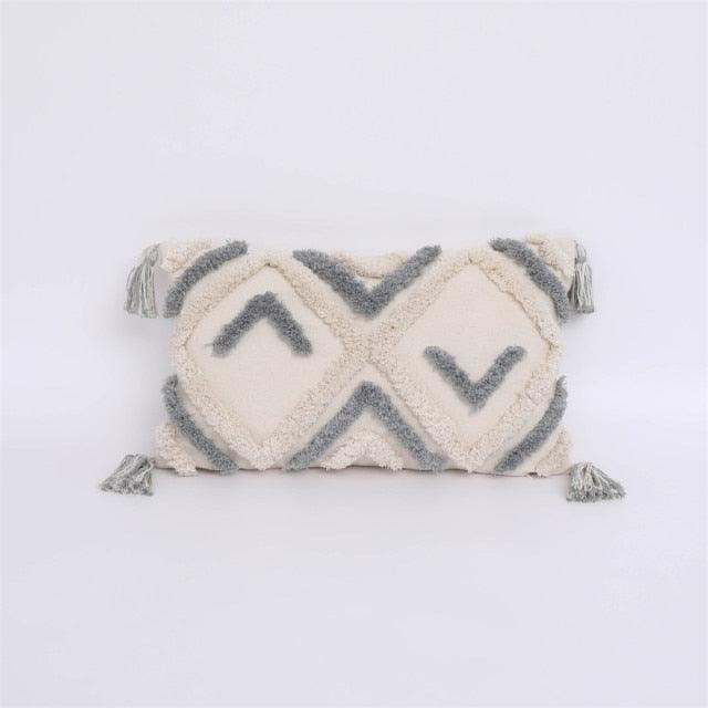 Boho Cotton Woven Pillow Cover