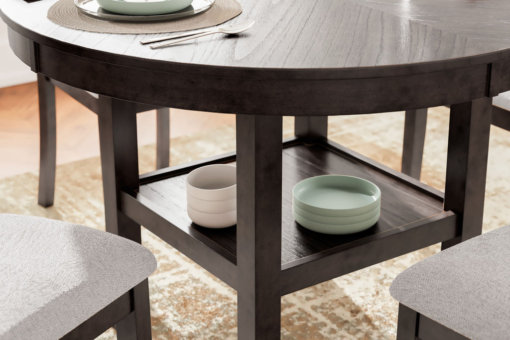 HavenHope - Dining Room Table Set - Brown