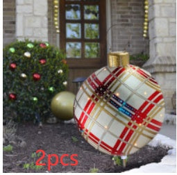 Beautiful Christmas ornaments inflatable