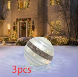 Beautiful Christmas ornaments inflatable