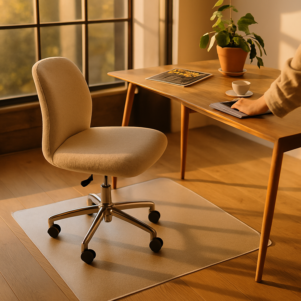 Chair Desk Floor Mat for Hardwood Floors