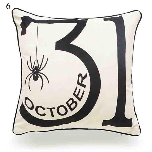 Halloween Soft Linen Pillow Covers