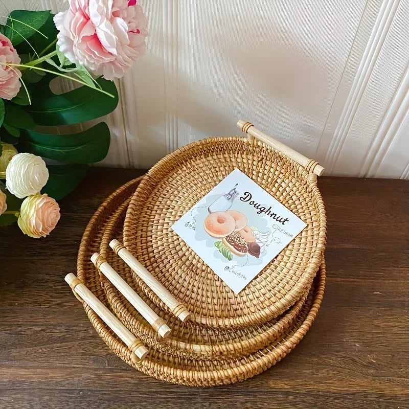 Lovely Rattan Table Tray
