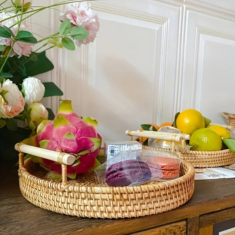 Lovely Rattan Table Tray