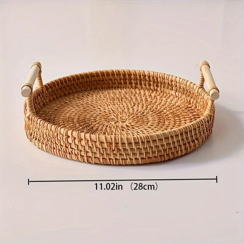 Lovely Rattan Table Tray