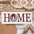 Christmas Home Wreath Sign