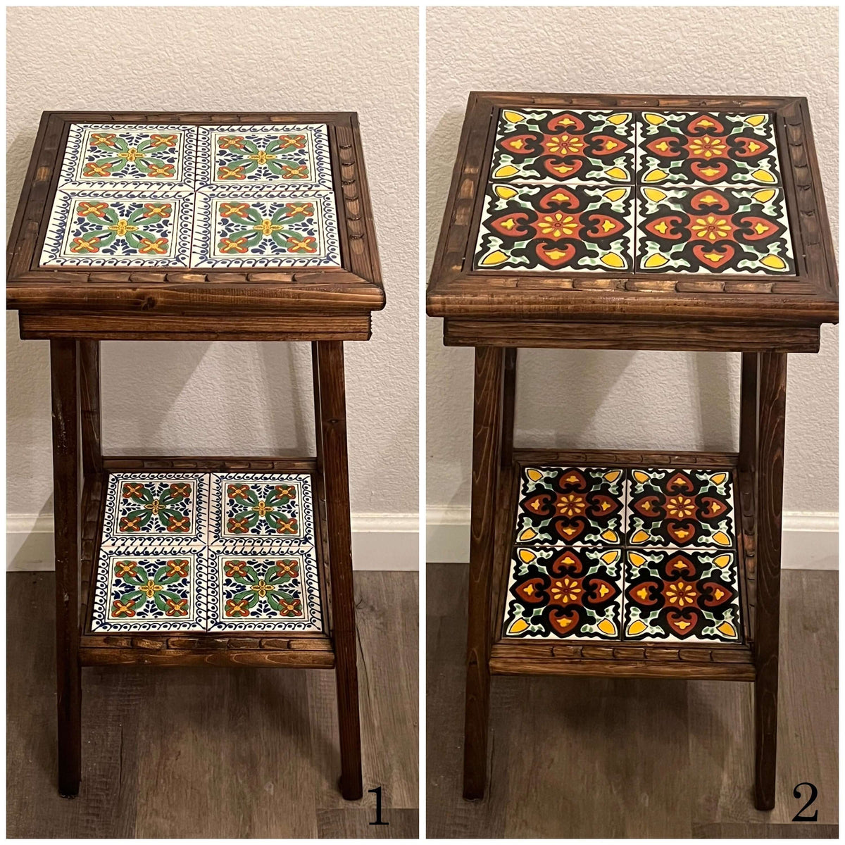 Handmade Mexican Wood Accent Table