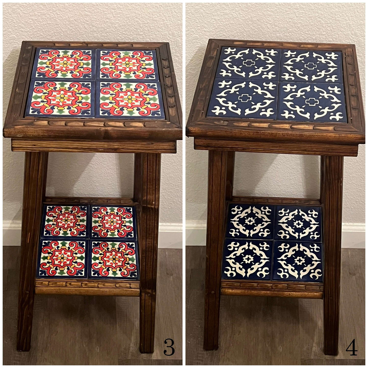 Handmade Mexican Wood Accent Table
