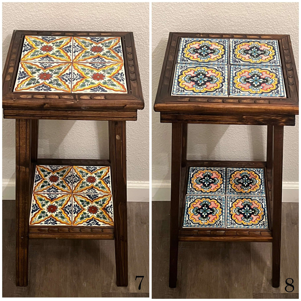 Handmade Mexican Wood Accent Table