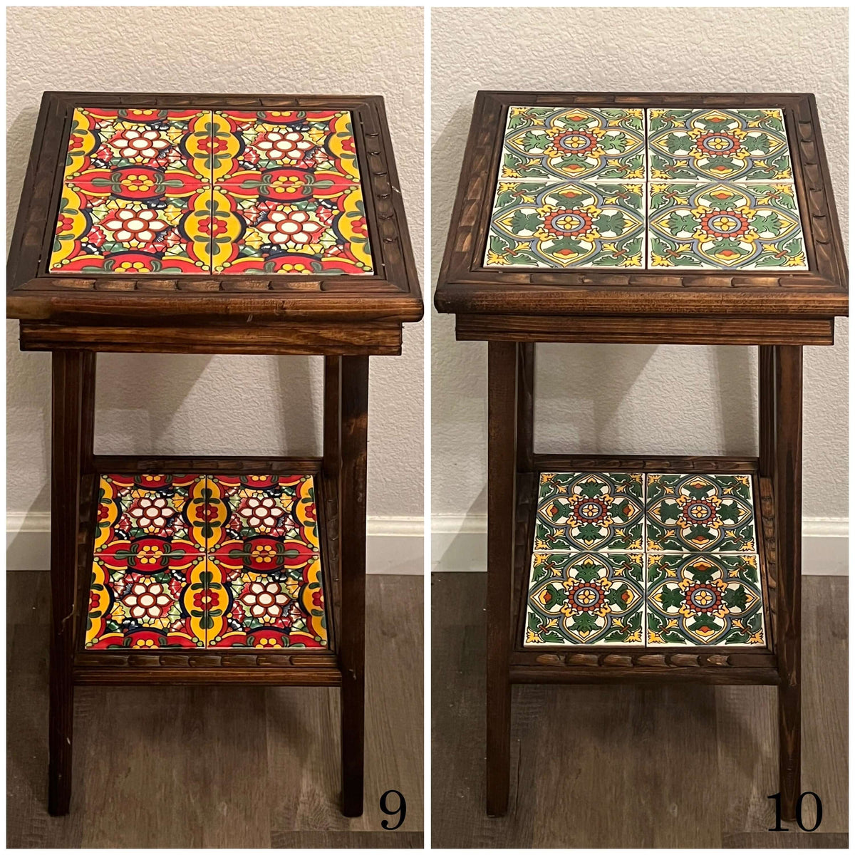 Handmade Mexican Wood Accent Table