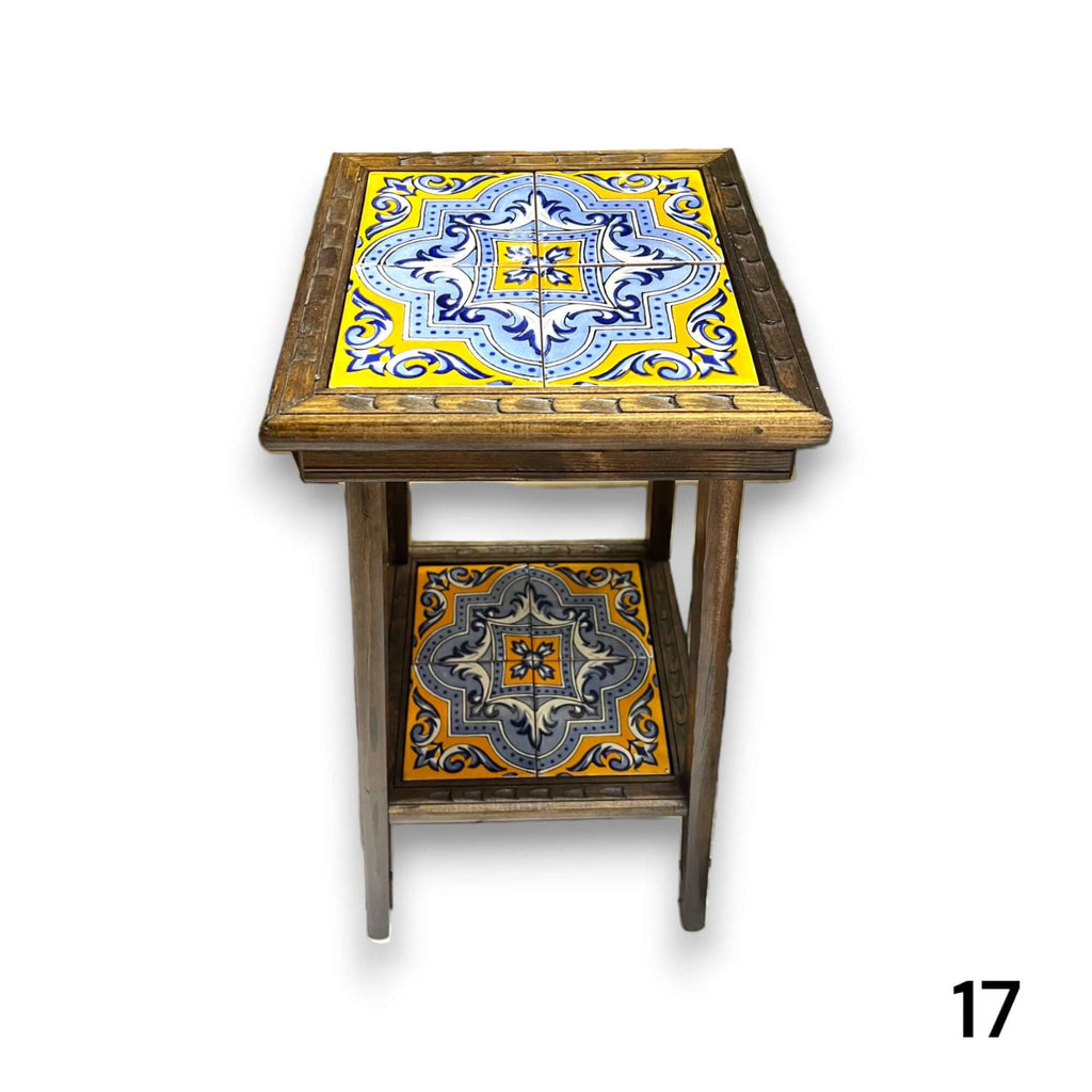 Handmade Mexican Wood Accent Table