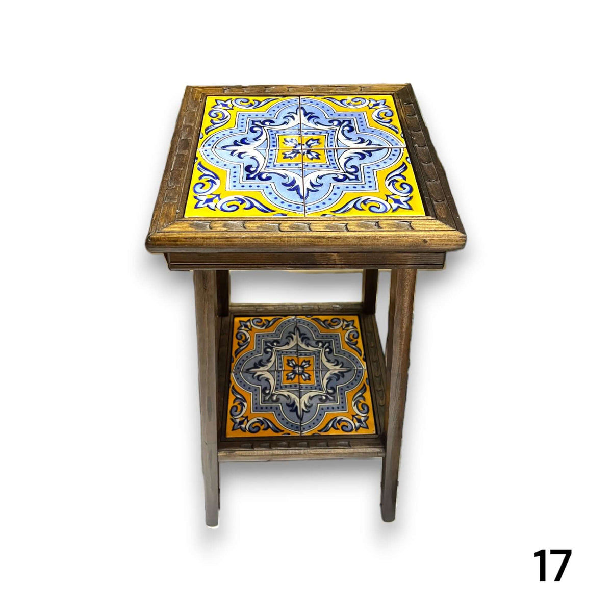 Handmade Mexican Wood Accent Table