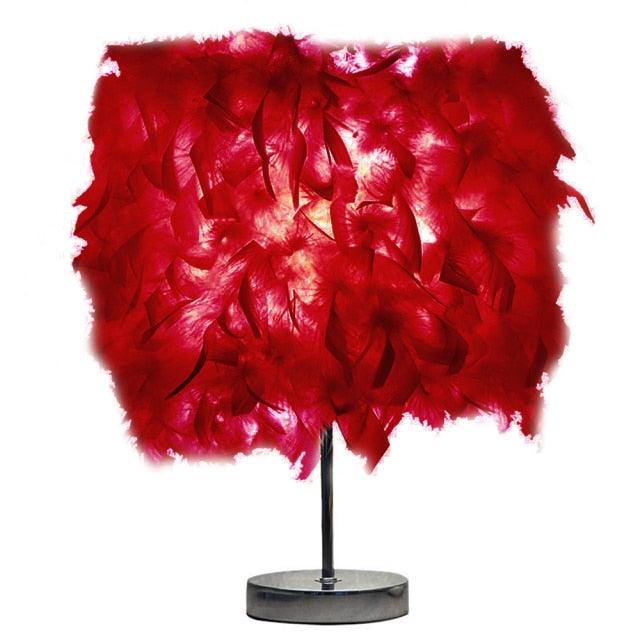 Feather Copper desk Lamp